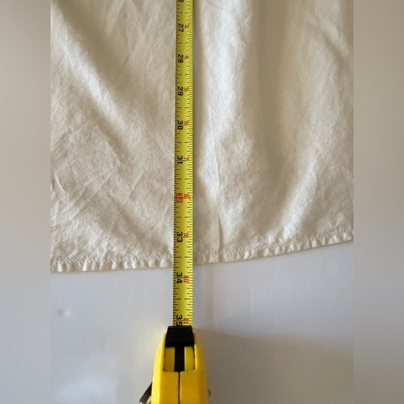 Buck Mason Men’s XXL Off White Draped Twill One Pocket Long Sleeve Shirt Cotton - Picture 10 of 11